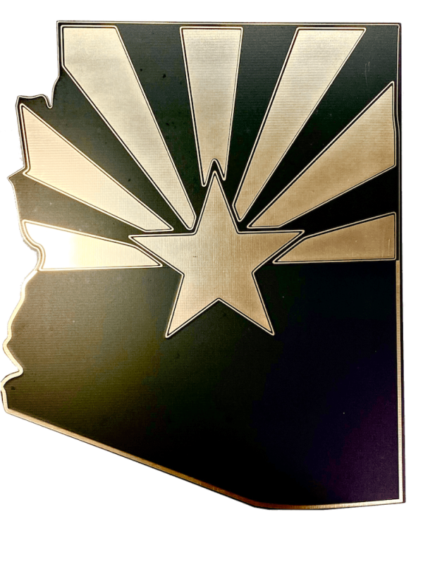 AZ State Plate Front View