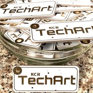 PCBKeyChains in bowl