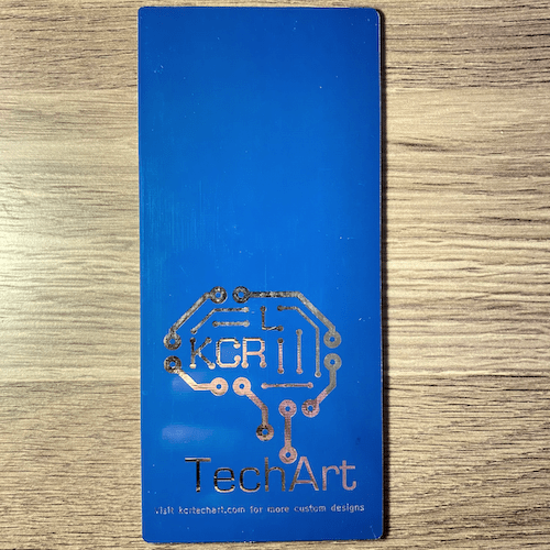 Back custom name plate with no mounting