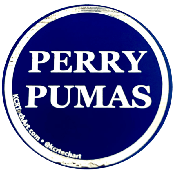 Blue and Silver Ball Marker Back
