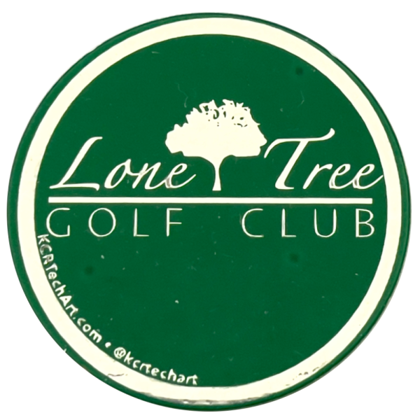 Green and Silver Ball Marker